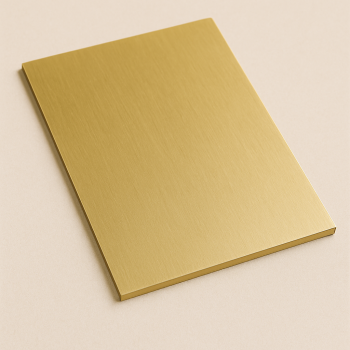 Латунный лист полутвердый 0,5х600х1500 мм Л63 ГОСТ 2208-2007 в наличии в Самаре