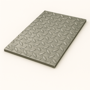 Лист стальной рифленый 3х1500х6000 мм чечевица Ст3сп в наличии в Самаре