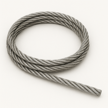 Трос нержавеющий авиационный 8,1 мм ЛК-О 6х19(1+6+12)+1х19(1+6+12) ГОСТ 2172-80 в наличии в Самаре