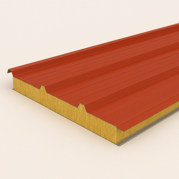 Кровельная сэндвич-панель МВ 200х1000(1000) мм сигнальный серый в наличии в Самаре