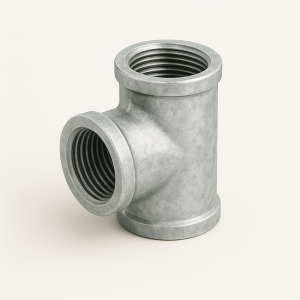 Тройник оцинкованный приварной ДУ 76 в наличии в Самаре