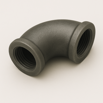 Чугунный отвод 1200 мм 45° двухраструбный в наличии в Самаре