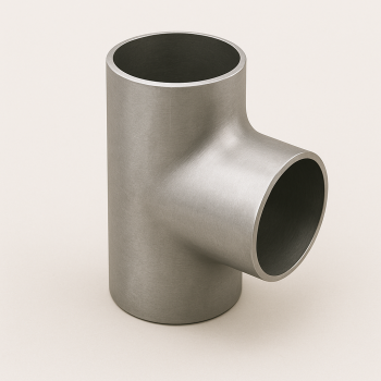 Тройник нержавеющий переходной 133х4 мм 12Х1МФ ГОСТ 17376-2001 в наличии в Самаре